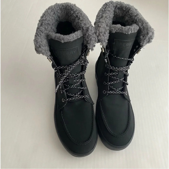 New Sperry Women's Juneau Lace Up Black Winter Boots
STS86817 9 Hiking Sherpa - Picture 5 of 14